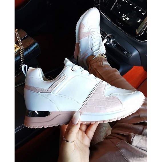 DEPORTIVA BLANCA Y ROSA