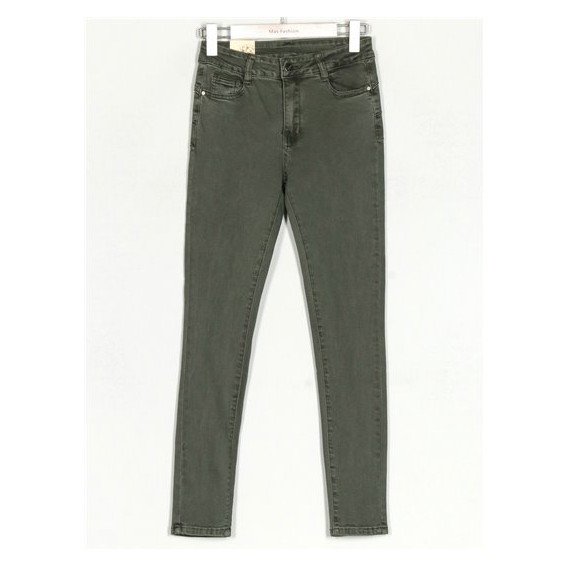 JEANS PUSH UP VERDE