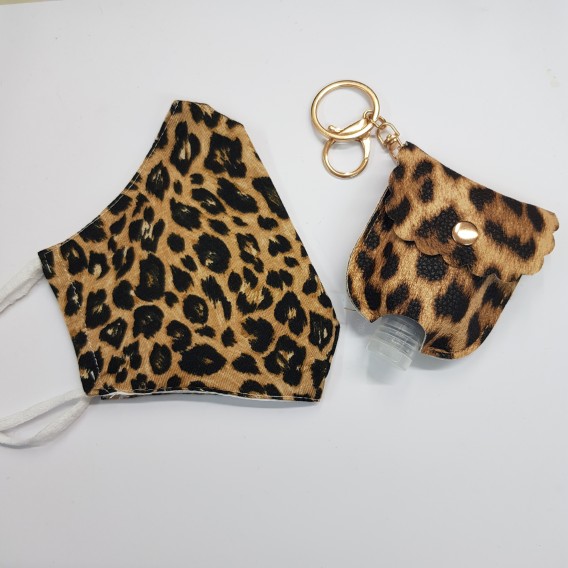 PORTA GEL LEOPARDO
