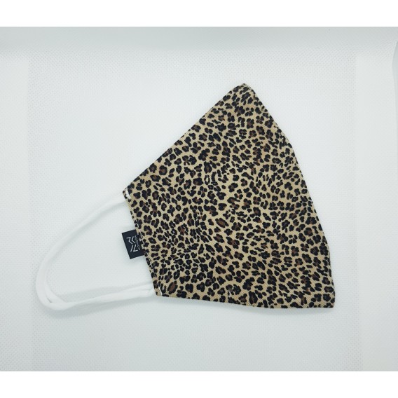 MASCARILLA LEOPARDO ESTAMPADO FINO