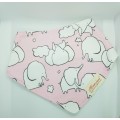BANDANA  ELEFANTES ROSA