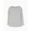 CAMISETA NIÑA GRIS LISA