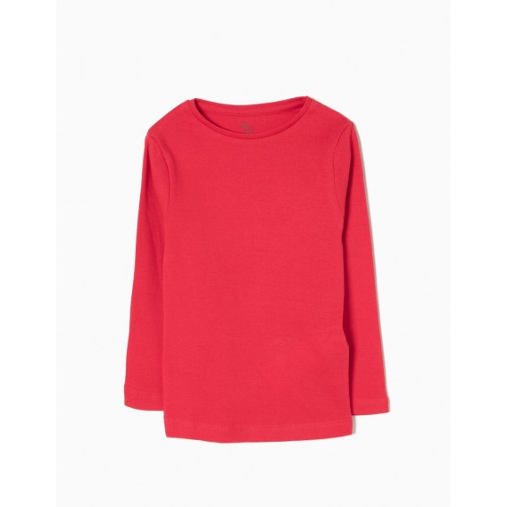 CAMISETA LISA NIÑA ROJA