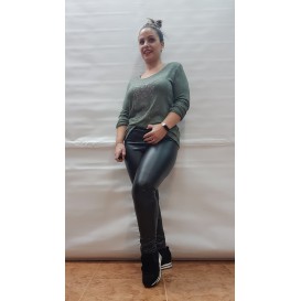 CAMISETA CALAVERA STRASS