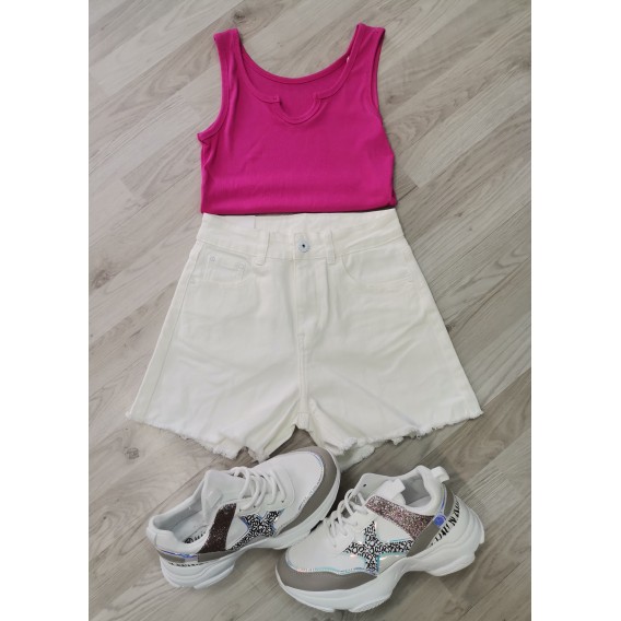 SHORT BLANCO
