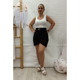 FALDA FRUNCIDA CINTURON