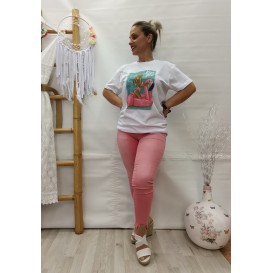 CAMISETA FLAMINGO BEACH