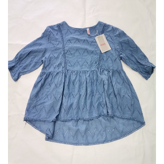 BLUSA CALADA AZUL