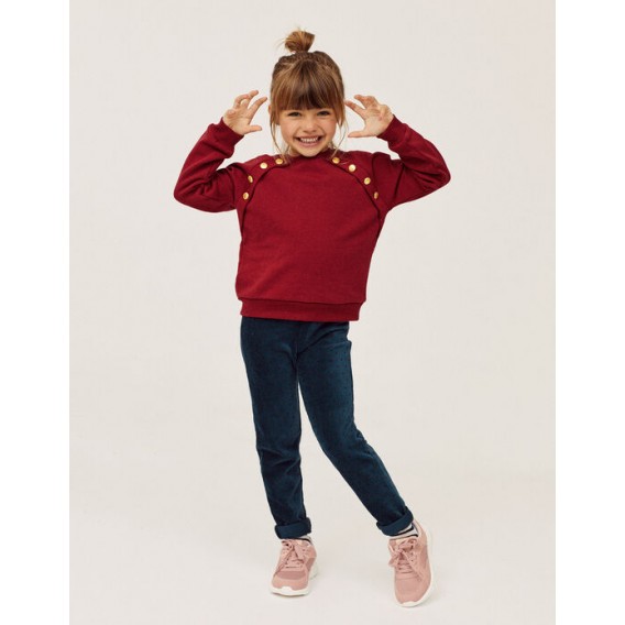 CONJUNTO NIÑA GRANATE