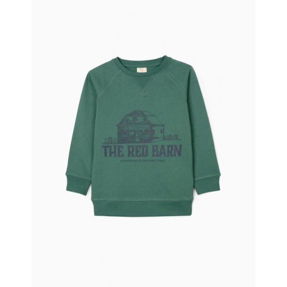 SUDADERA NIÑO VERDE