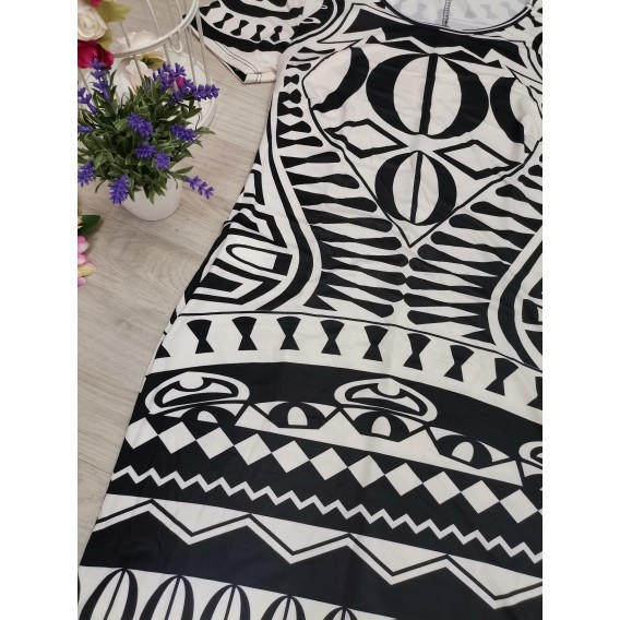 VESTIDO LYCRA GEOMETRIC