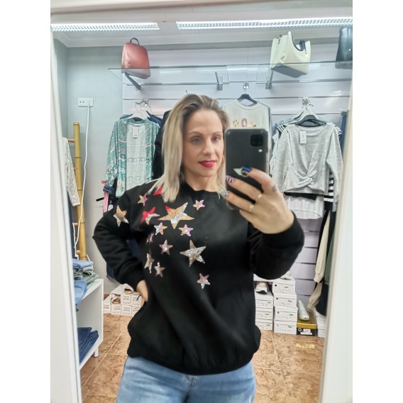 SUDADERA ESTRELLAS