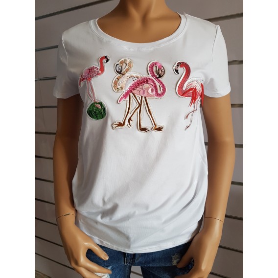 Camiseta flamencos
