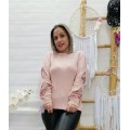 JERSEY MANGAS ABIERTAS ROSA