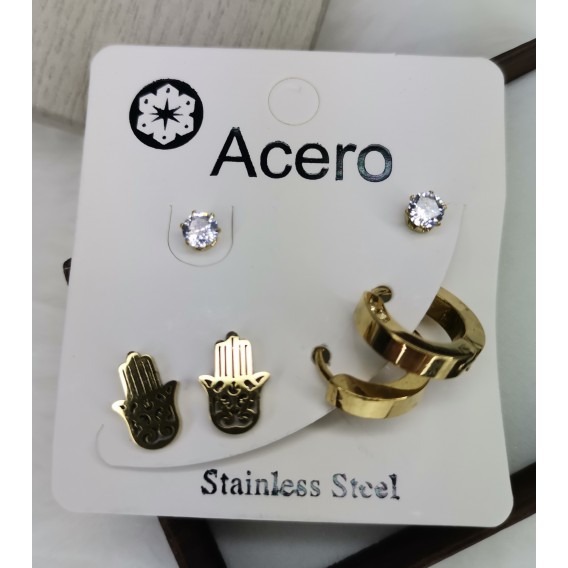 PACK PENDIENTES MANO FATIMA