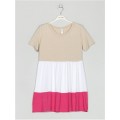 VESTIDO TRICOLOR