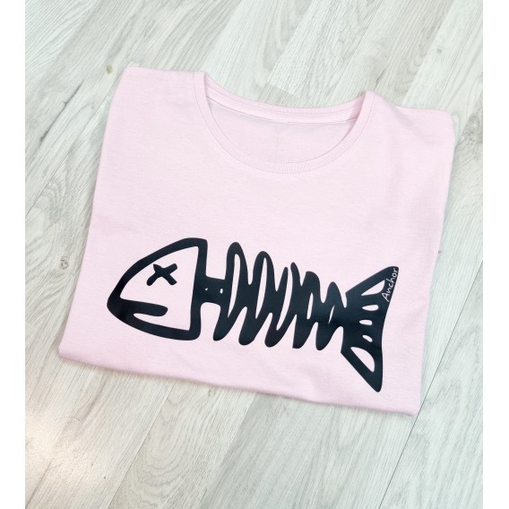 CAMISETA ANCHOR FISH PINK