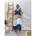 VESTIDO TRICOLOR COMBI