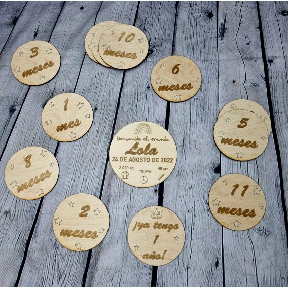 PACK NATALICIO + DISCOS CUMPLE MES