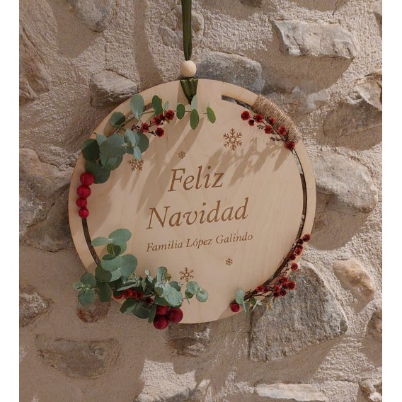 CORONA MADERA PERSONALIZADA