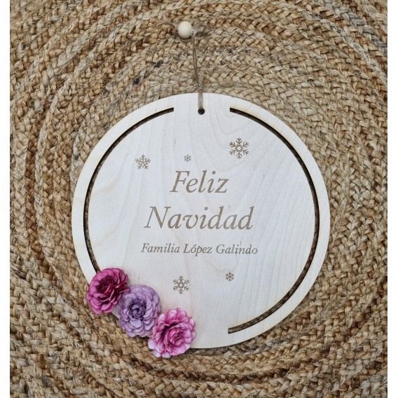 CORONA MADERA PERSONALIZADA