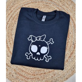SUDADERA SKULL GIRL ANCHOR