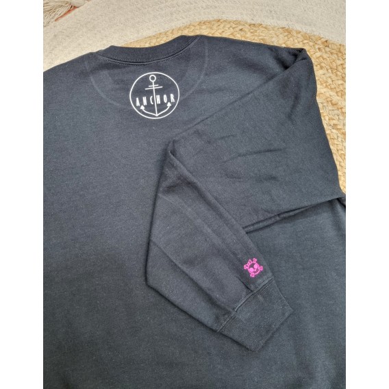 SUDADERA SKULL GIRL ANCHOR
