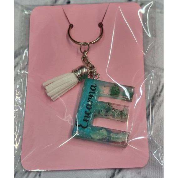 LLAVERO LETRA CON NOMBRE PERSONALIZADO