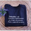 SUDADERA  TALASOFILIA ANCHOR NEGRA