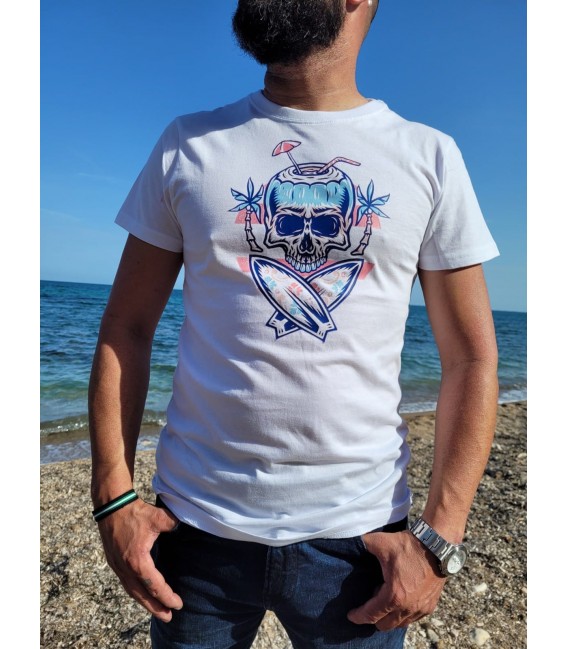 CAMISETA COCTAIL SKULL