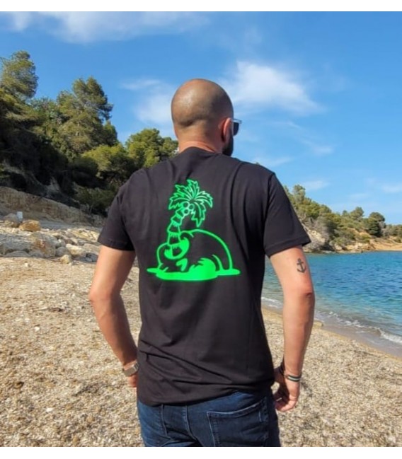 CAMISETA SKULL GREEN FLUOR ANCHOR