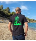CAMISETA SKULL GREEN FLUOR ANCHOR