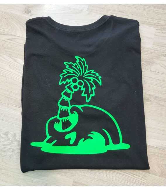 CAMISETA SKULL GREEN FLUOR ANCHOR