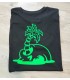 CAMISETA SKULL GREEN FLUOR ANCHOR