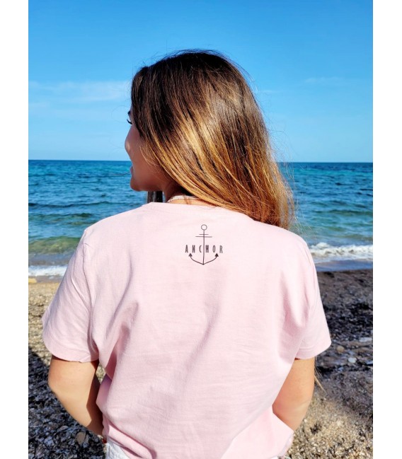 CAMISETA RASPILLA ROSA