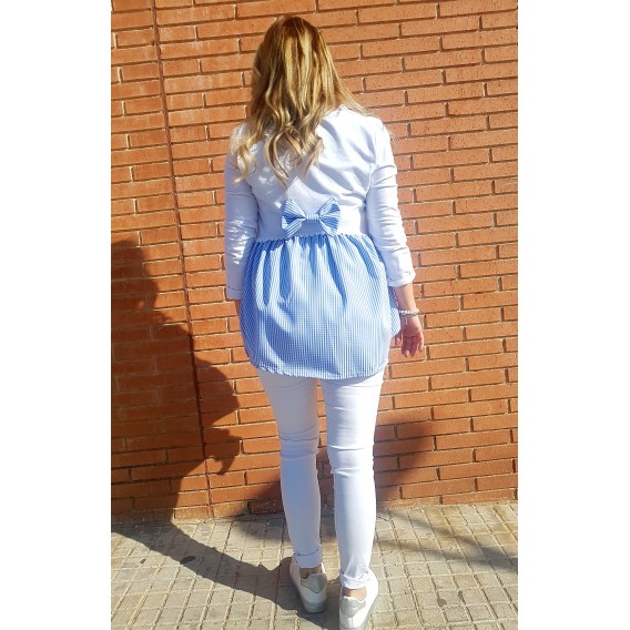 Jersey combinado camisa