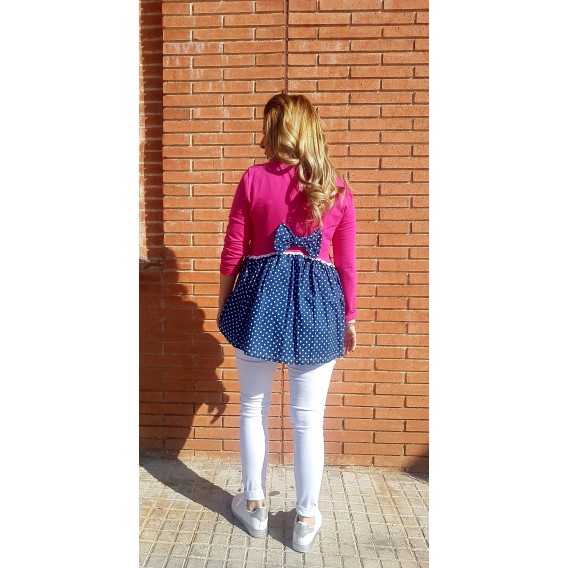 Jersey combinado camisa