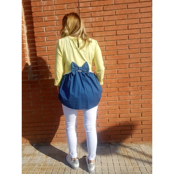 Jersey combinado camisa