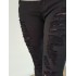 jeans negro roto