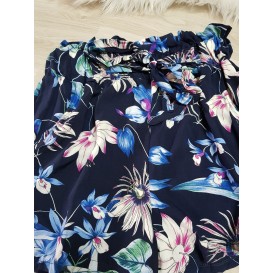 Short fluido estampado