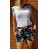 short estampado flores