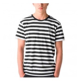 CAMISETA RAYAS NEGRA