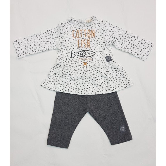 CONJUNTO VESTIDO + LEGGIN MOSTAZA