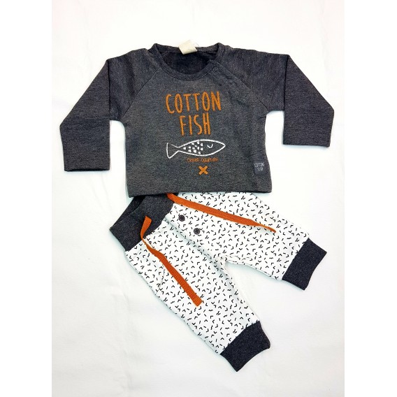 CONJUNTO BEBE MOSTAZA