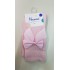 calcetin rosa lazo bebe