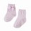 CALCETIN BEBE BOMBONES ROSA