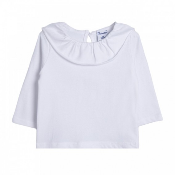 CAMISA CUELLO VOLANTE BEBE