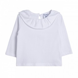CAMISA CUELLO VOLANTE BEBE