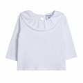 CAMISA CUELLO VOLANTE BEBE