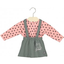 CONJUNTO CAMISETA + PETO NIÑA